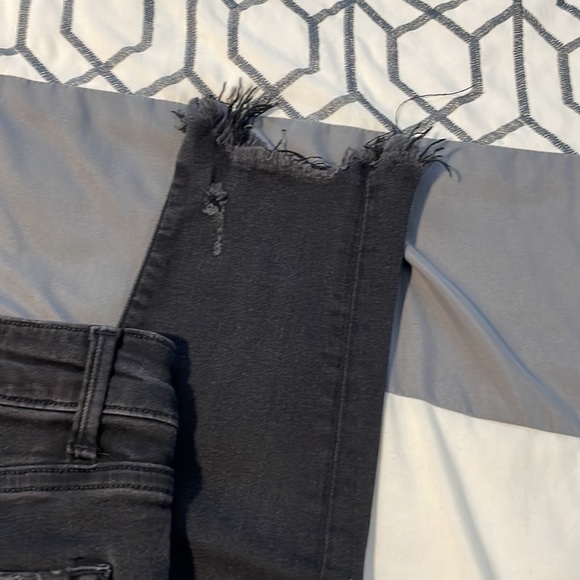 Flying monkey size 26 stretch black destroyed jeans - Picture 6 of 7